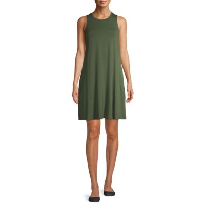 zora coated knit dress Sea NY Zora Solid Short Sleeve Button Down Dress main image 0