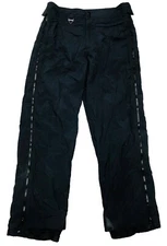 Vintage Tyrolia Ski Pants Women’s L Black Retro Snow Outdoor