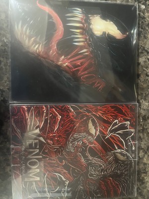 Venom 1 + 2 Steelbooks (4K+Blu-ray Discs Unused-Box Shipping w/Track