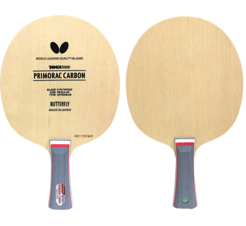 Ракетка для настольного тенниса Butterfly Primorac Carbon Shakehand 158x152x5,9 мм