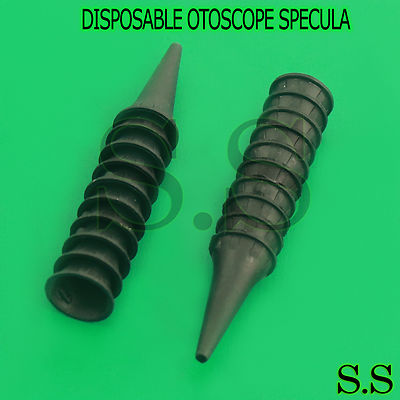 DISPOSABLE OTOSCOPE SPECULA 20 WITH TUBE ! 2.5MM & 3.5MM