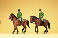 Preiser 10390 Ho 1:87; Berittene Polizei. Deutschland , Neu & Ovp