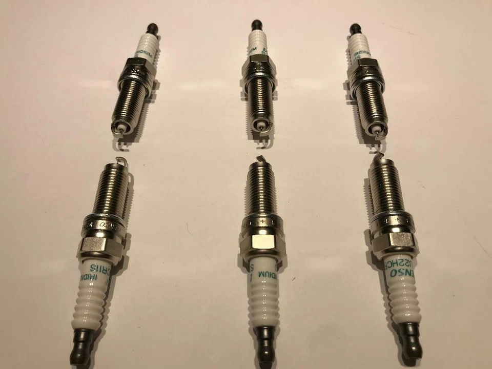 6 piezas nuevas bujías OEM para Honda Denso Iridium 12290-R40-A02 SXU22HCR11S 3461 Foto 2 de 2