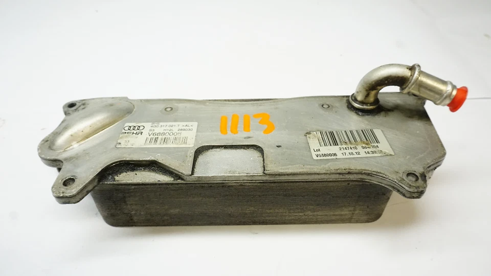 13-18 AUDI S6 S7 4.0T Enfriador de fluido de transmisión automática 4G0317021T Foto 3 de 3