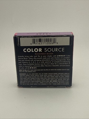 LORAC Color Source Buildable Blush in Ultra Violet .14oz NEW IN BOX - Picture 2 of 3