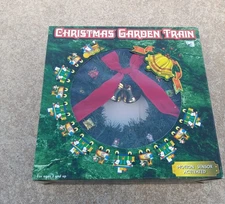 Vintage Smart Planet Christmas Garden Train Wreath Motion Sensor Rare NEW 