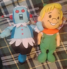 SUGAR LOAF 13" Lot Of 2 HANNA-BARBERA THE JETSONS ELROY And Rosie VG Condition.