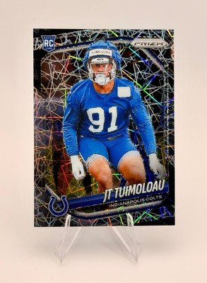 2025 Panini Jt Tuimoloau Lazer Prizm Colts Rookie B30