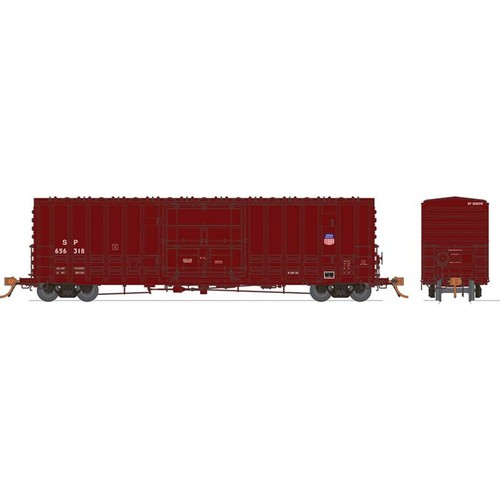 Vagón de carga Rapido Trains 537008 N SP/UP Shield B-100-40 (paquete de 6) | Condition: New