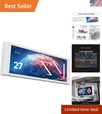 Trofeo Vision LCD White Edition Case Sub-Display Features a 6.86-inch Full-Co...