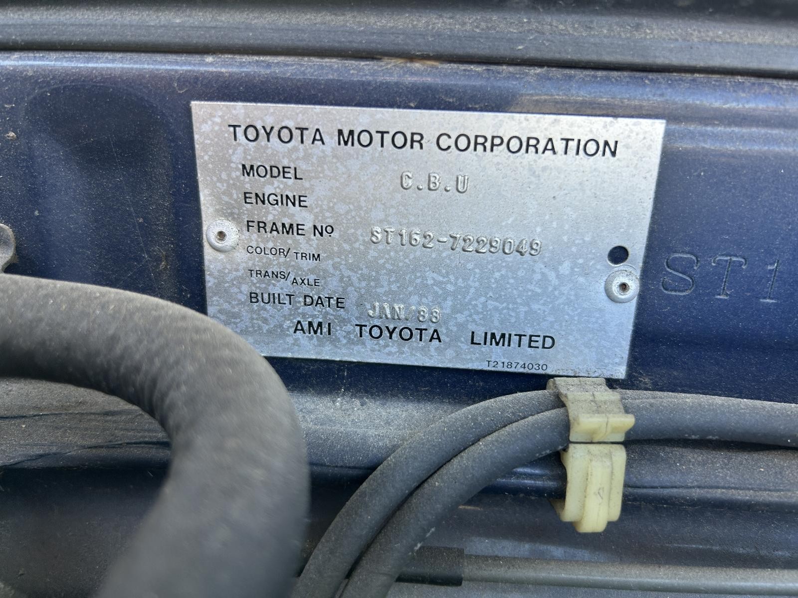 Toyota Celica Automatic Transmission 2.0L Petrol 3SGE ST162 11/85-12/89 - thumbnail 7