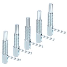 5Pcs Retractable Indexing Plunger Pin, Carbon Steel M12 Spring Plunger