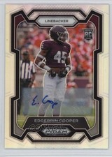 2024 Panini Prizm Draft Picks Silver Prizm Auto Edgerrin Cooper #154 Auto 1t2r