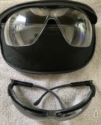 UVEX Glasses with Clear /Dark Lens & Carrying Case. Used And In Working Conditio