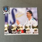 Cristiano Ronaldo Signed Photo Autograph Beckett Witnessed B