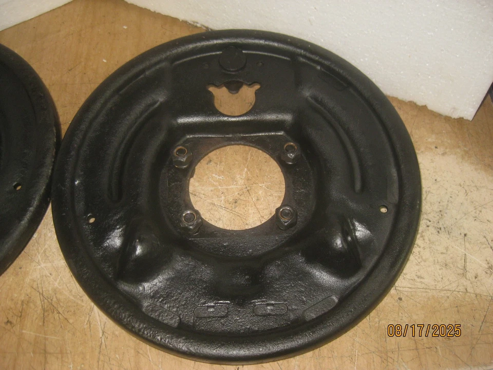 PLACAS DE RESPALDO DE TAMBOR 11" 1975 COCHE TAMAÑO COMPLETO 88 RIVIERA 98 VAGÓN 1972 GRANDVILLE Foto 4 de 4