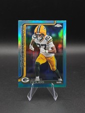 2025 Topps Chrome Romeo Doubs Teal Refractor /299 #106 Packers 🔥
