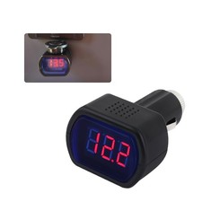 Car Led Cigarette Lighter Voltage Meter 12v Digital Battery Monitor Display