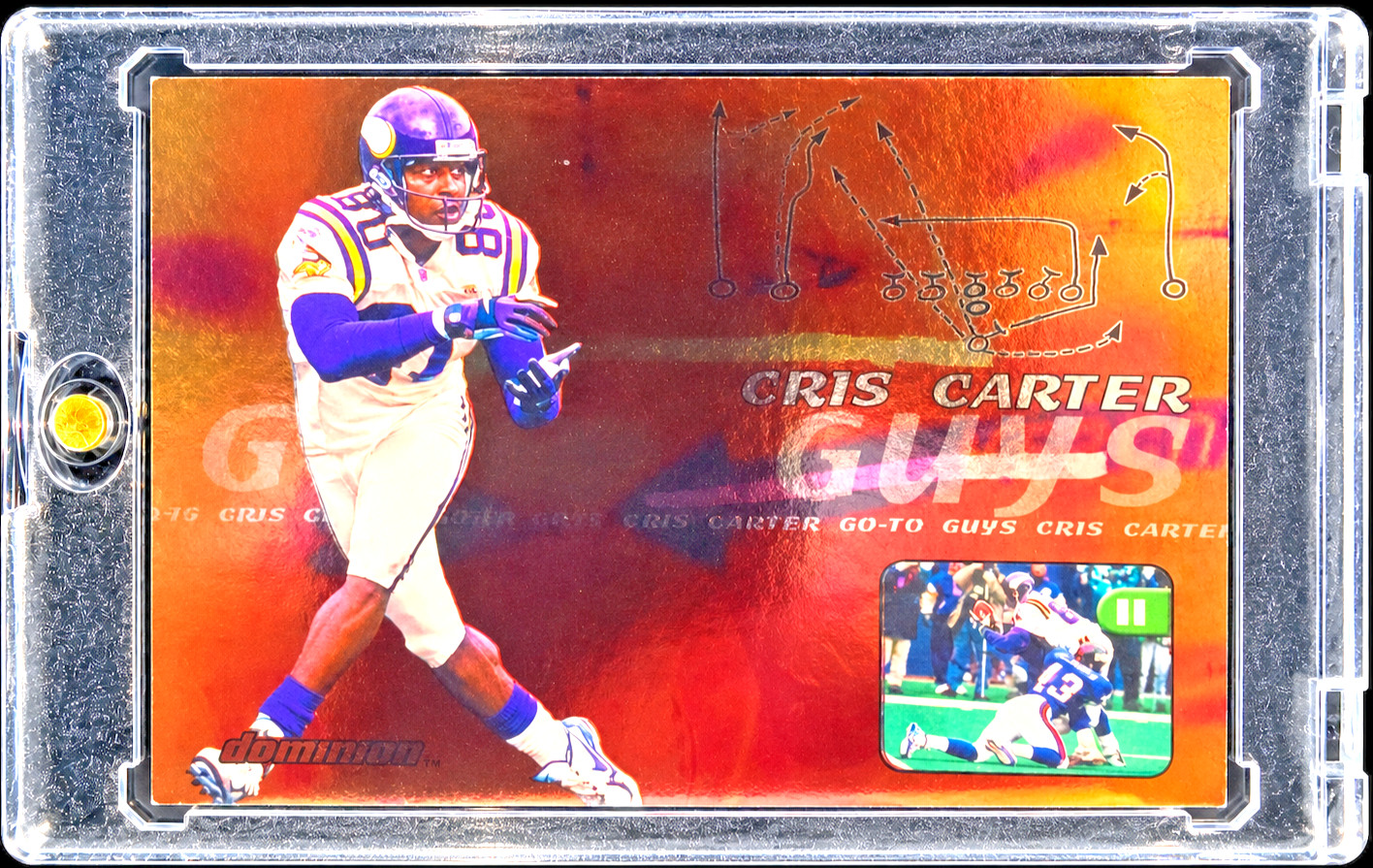 CRIS CARTER MINNESOTA VIKINGS NEAR MINT