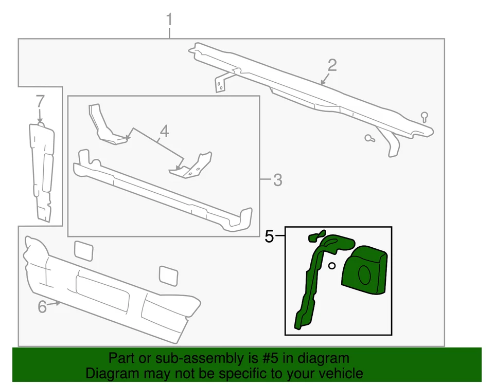Soporte lateral original GM 25846665 Foto 2 de 2