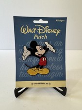 Disney Mickey Mouse Full Body Sew or Iron On Embroidered Patch New 