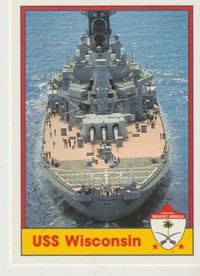 Pacific 1991 Operation Desert Shield #65 USS Wisconsin