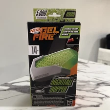 Nerf Pro Gelfire Nightfall Hopper & 5000 Glow in The Dark Dehydrated Rounds P...