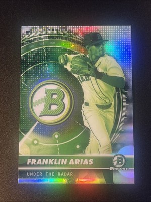2026 Bowman Chrome Refractor - Under The Radar - Franklin Arias #UR-5 Red Sox RC