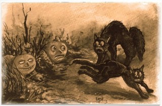 2020 Matthew Kirscht Shiverbones Limited Edition Halloween Post Card