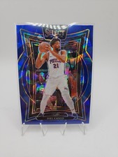 2024-25 Panini Select Concourse Blue Cracked Ice Prizm Joel Embiid #6
