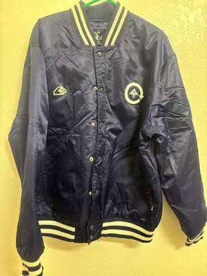 LRG Lifted research Group bench warmer warm up jacket XL navy RARE vintage