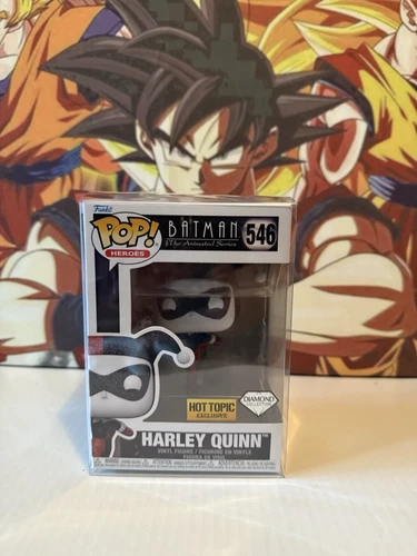 Funko Pop! Batman Harley Quinn 546 Diamond 💎 Hot Topic Xclusive w/protector🔥