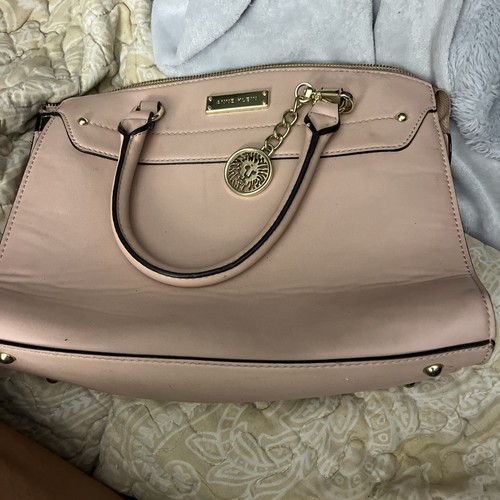 Anne Klein Handbag Pink Purse Tote Medium size