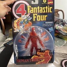 Marvel Legends Human Torch 6 Figure Fantastic Four Retro Johnny Storm