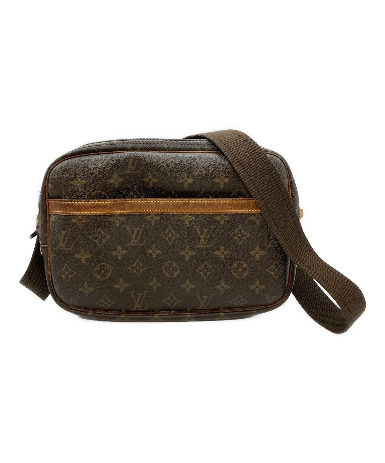 Vuitton — Louis Vuitton Reporter PM M45254 Brown Shoulder Bag #TFB4977