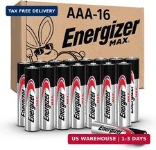 Energizer MAX AAA Batteries 16 Pack , Triple A Alkaline Batteries