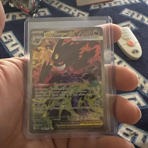 New ListingPokemon TCG Mega Gengar Ex 284/217 Special Illustration Rare SIR Ascended Heroes