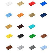 Lotto sfuso 20x Part 3032 piastra 4x6 pezzi da costruzione 100% compatibili e nuovi