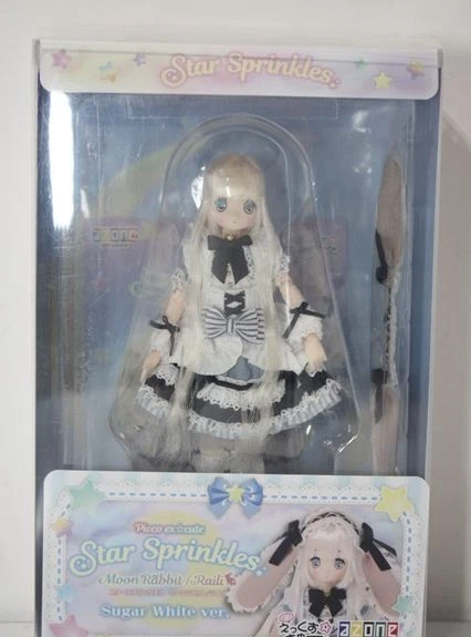 Azone Pico EX ☆ LINDO Estrella Espolvorea Luna Conejo Raili Azúcar Blanco ver. Muñeca RARA Foto 2 de 4