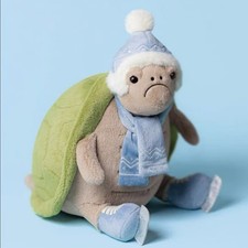 New JeIIy-cat Timmy Turtle Plush Skating Winter Edition Soft Gift Collectible