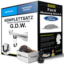 Für FORD Mustang Mach-E CGW Anhängerkupplung abnehmbar +eSatz 7pol 07.2020- NEU