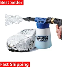 Effortless Car Spa with Carwash Cannon Foam Blaster - 5 Settings & No Residue