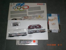 Piko 58100 und 95301 Olympia Express E-Lok, 3 Wagen, Wechselstrom  NEU/OVP