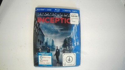 Inception Blu-ray + DVD + Digital Copy Combo Pack Leonardo DiCaprio Christopher