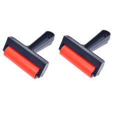 2 Pcs Plastic Stamping Rollers Printmaking Ink Rollers Art Painting Tools
