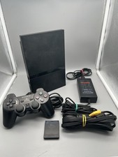 Sony PlayStation 2 Slimline Schwarz Spielekon...