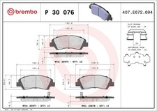 BREMBO BREMSBELÄGE passend für HYUNDAI i10 BA IA AC3 AI3