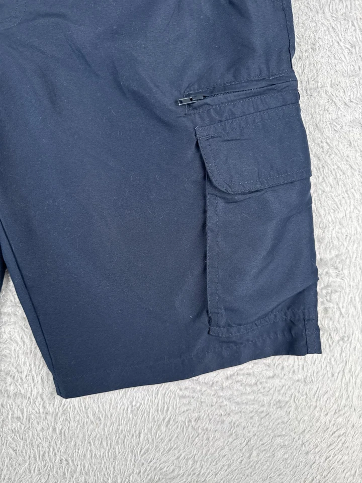 Pantalones Cortos Burnside Para Hombre 30 Azul Carga Informal Patín Senderismo Caminar Playa 30x11 Foto 2 de 4