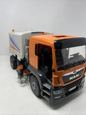 Bruder Street Sweeper Truck 1/16 MAN TGS 03780 Missing Parts, In Great Condition