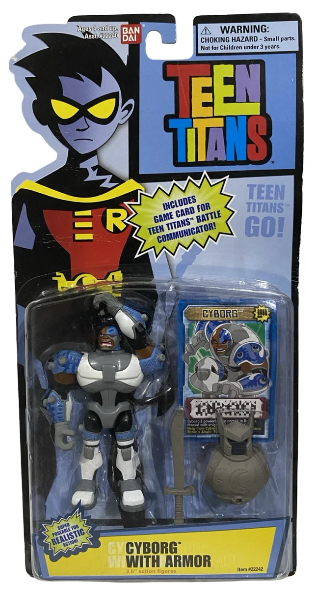 Figurine TEEN TITANS Robin & Beast Boy 3.5" – Bandai – Neuve (boîte Abîmée)